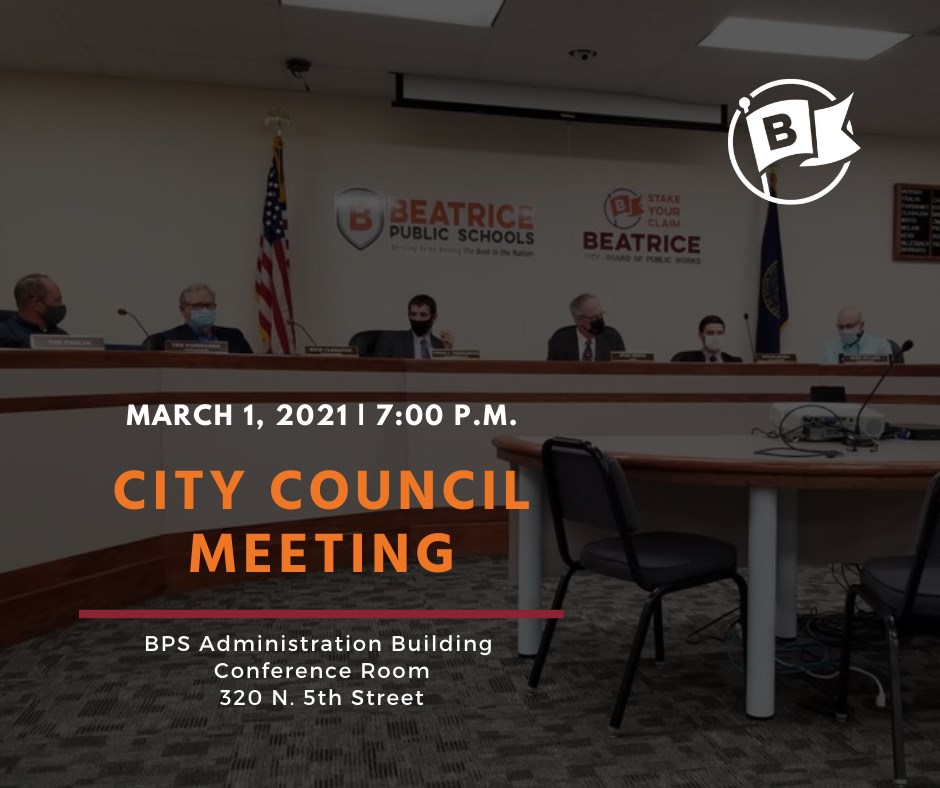 City Council Meeting March 1 2021