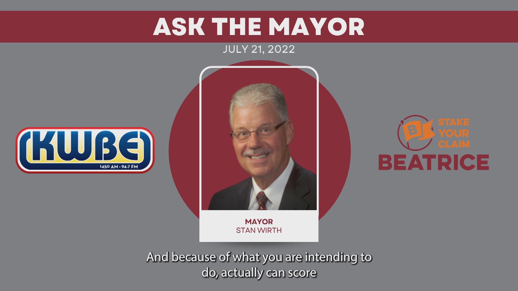 Ask the Mayor July 21 2022