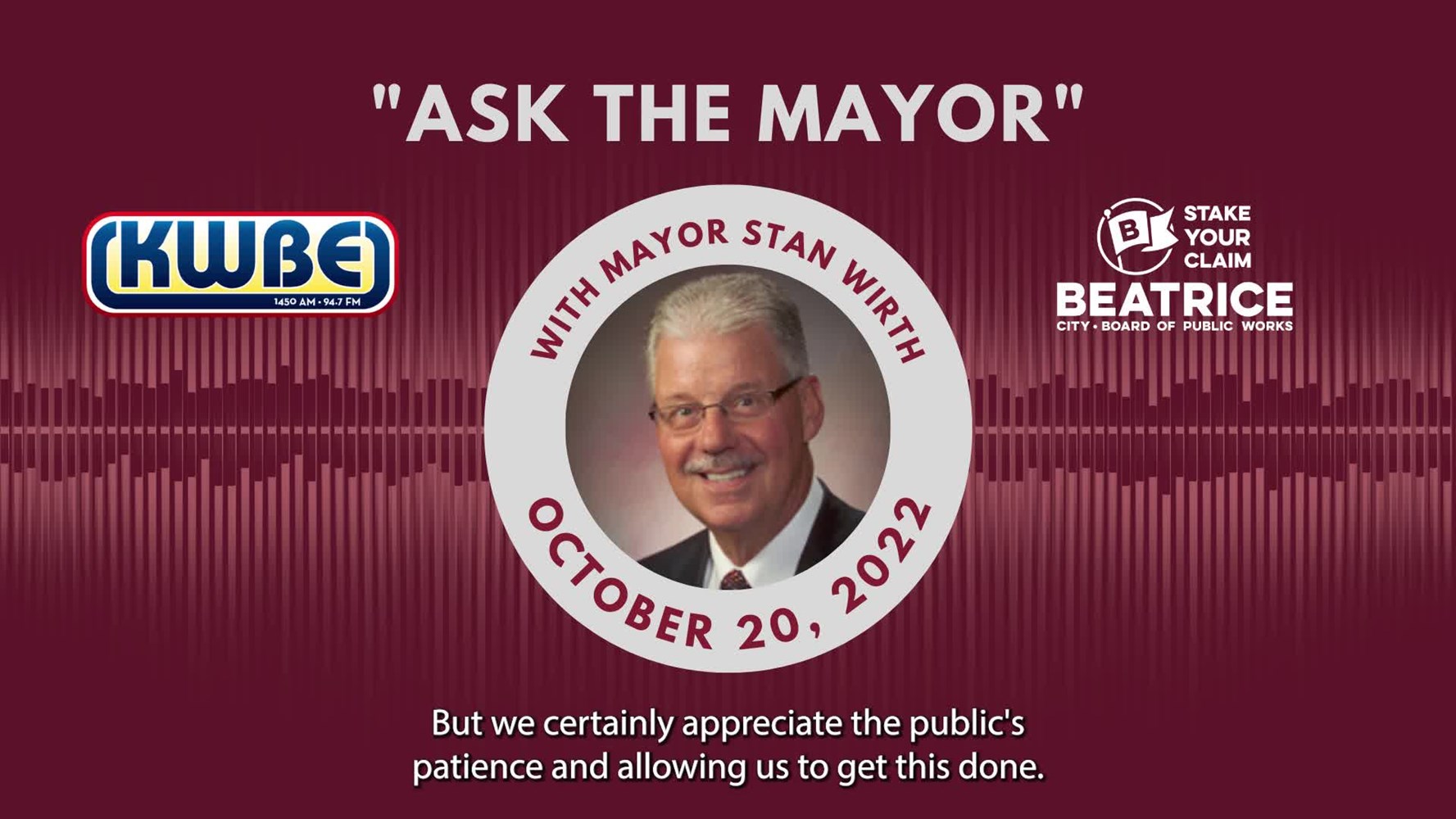 Ask the Mayor October 20 2022