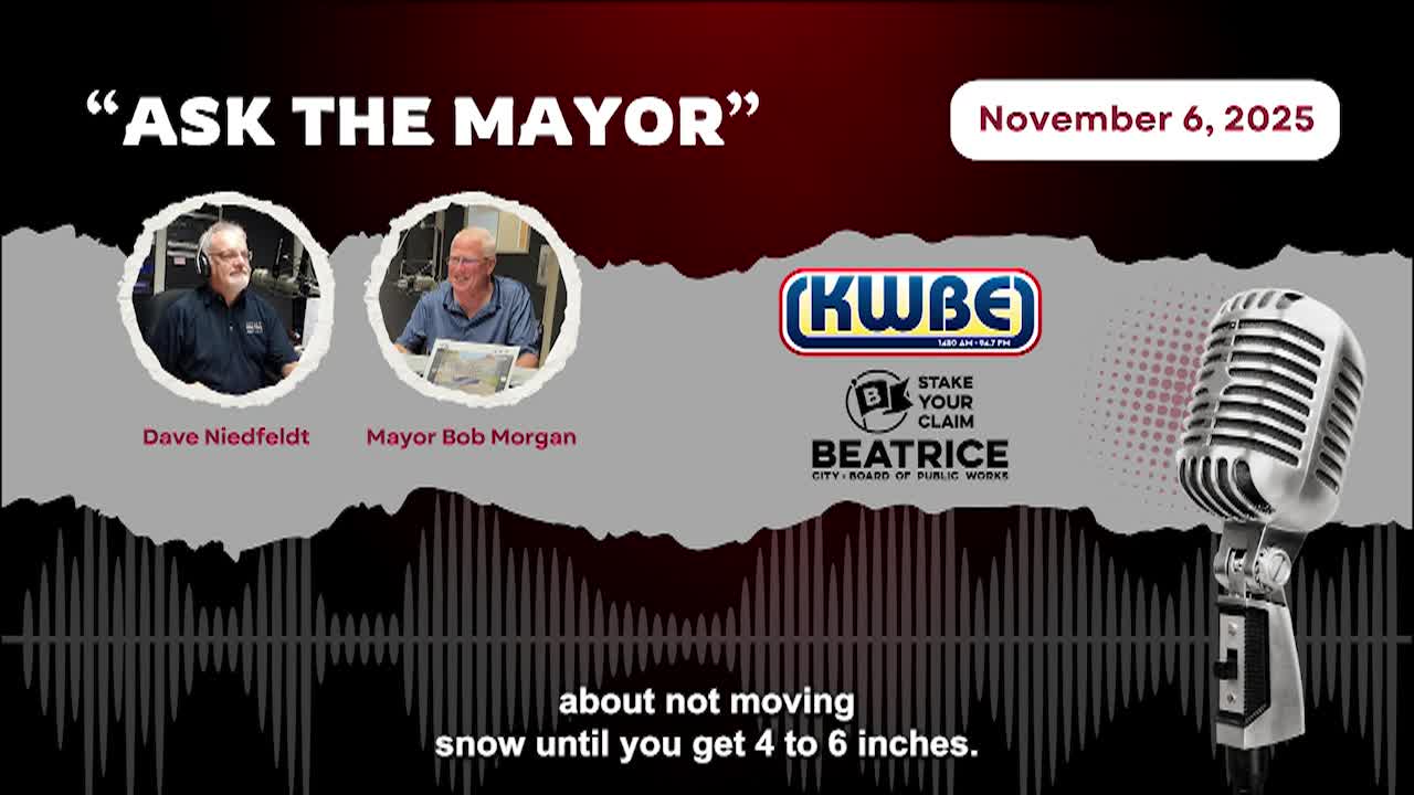 Ask the Mayor - November 6, 2025