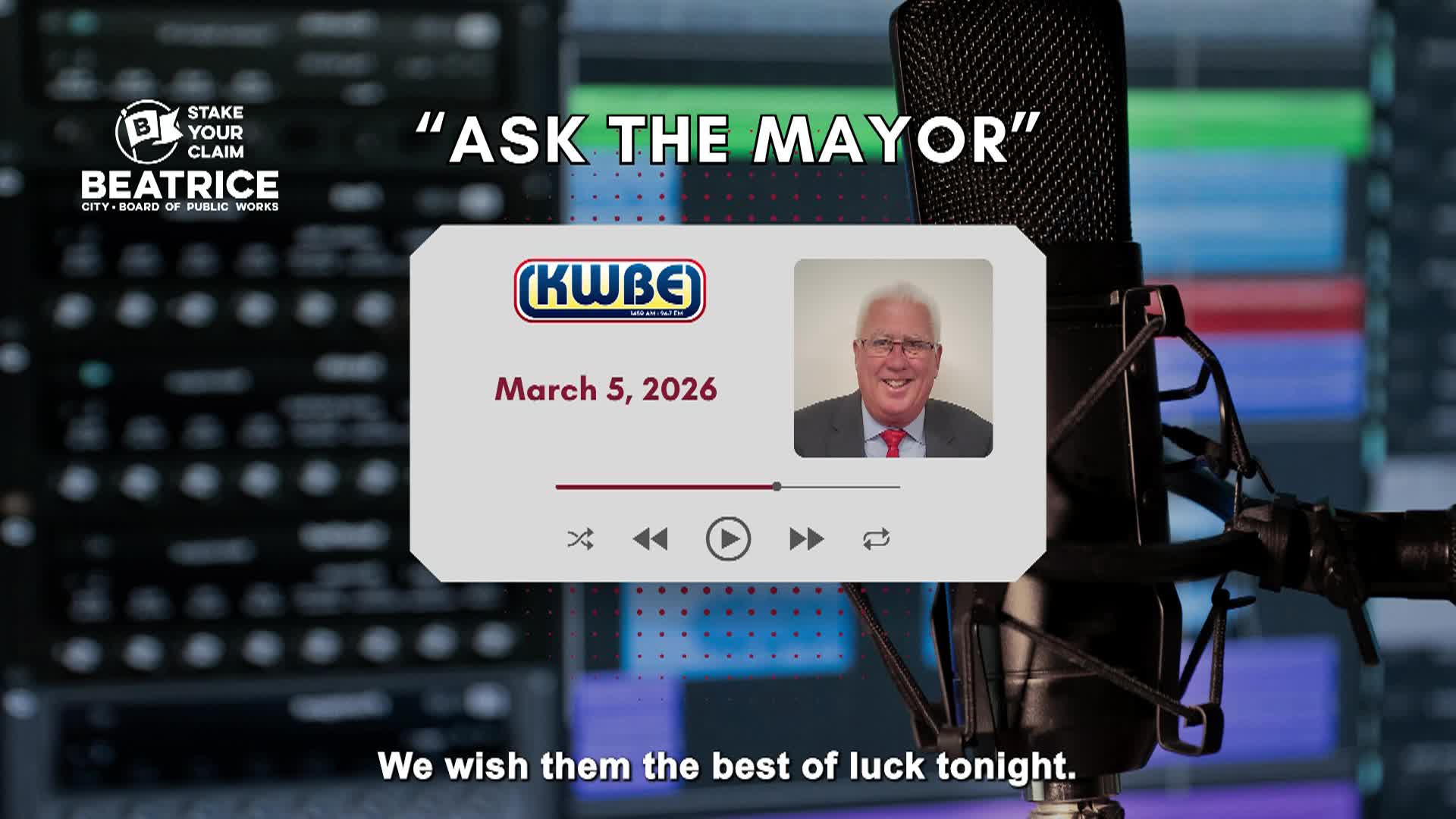 Ask the Mayor - March 5, 2026