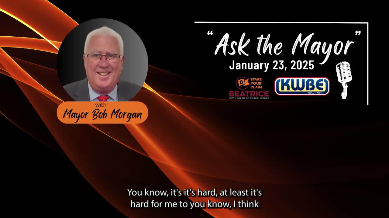 Ask the Mayor - January 23, 2025