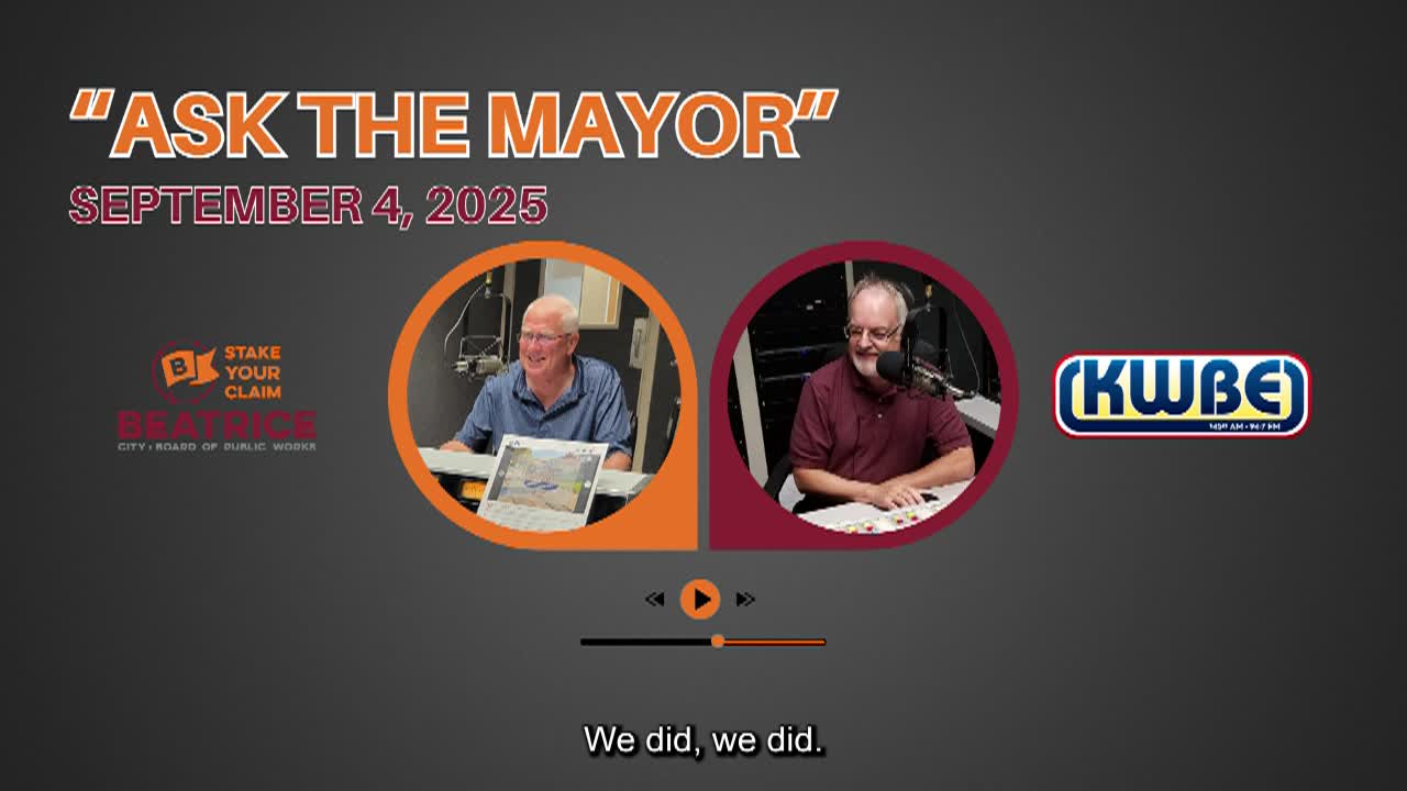 Ask the Mayor - September 4, 2025